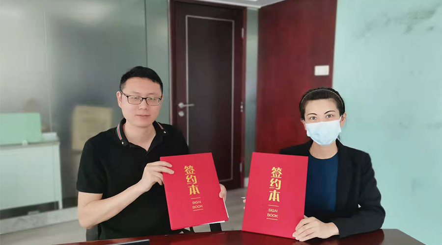 祝賀！金環(huán)電器與寧波某品牌電商客戶再次合作，簽約成功！